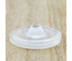 Würth USA WW0683135649 Polyurethane Bumpers, Specialty, 0.500" Diameter - Clear Color - 50 per Sheet