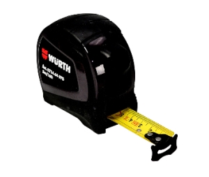 Würth USA WW071464525 Tape Measure, Inch Rule, 16' Blade Length, 1" Blade Width