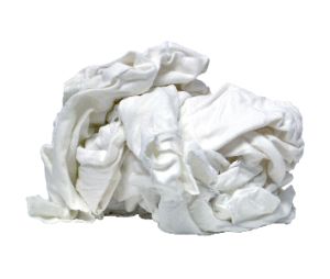 Würth USA WW0899800402 White Cotton Knit Rags, Recycled/Reclaimed Cotton - 10 Lb.