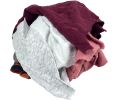 Würth USA WW0899800404 Colored Fleece/Sweatshirt Rags, Recycled/Reclaimed Cotton - 25 Lb.