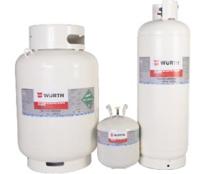 Würth USA WWLOWVOC-NF-G-162 Non-Flammable, High Temp Canister - Non-Flammable Adhesive, Non-Flammable Propellant, 162 lb - Green Color