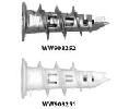 Würth USA WW903251  Drywall Anchors, 1-3/8" Length, #6 Gauge - Nylon Material