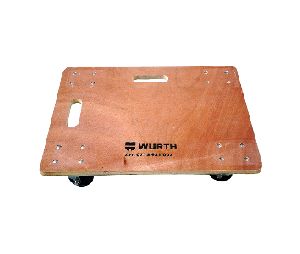 Würth WW715931007 4-Wheel Dolly Closed Deck, Heavy Duty 1,000 lb Capacity