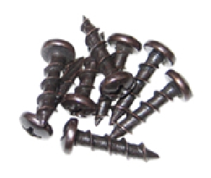 Youngdale YD658AB Wood Screws, #6 Gauge, 5/8" Length, Fine Thread, Regular Point - Antique Brass Finish