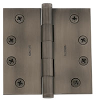 Baldwin 1040I 4x4in Hinge-Full Mortise-Standard Weight-Plain Bearing-Brass Base
