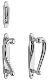 Baldwin 5980 Springfield Dummy Gliding Door Trim