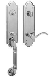 Baldwin 85350 Manchester LH Full Dummy Entry Set