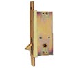 Baldwin 8580 060 Sliding Door Privacy Lock Satin Brass & Brown