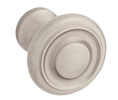 Baldwin 4490.150.BIN Dominion Cabinet Knob, 1" Diameter - Satin Nickel Finish