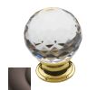 Baldwin 4319.112 Crystal Cabinet Knob, 1.56" Diameter - Venetian Bronze Finish