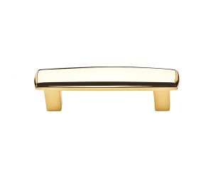 Baldwin 4356.030.BIN Severin Fayerman Collection Pull, 3" Center to Center - Polished Brass Finish