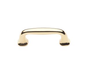 Baldwin 4361.030.BIN Severin Fayerman Collection Pull, 3" Center to Center - Polished Brass Finish