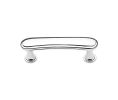 Baldwin 4366.260.BIN Severin Fayerman Collection Pull, 3" Center to Center - Polished Chrome Finish