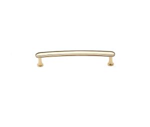 Baldwin 4368.030 Severin Fayerman Appliance Pull, 8" Center to Center - Polished Brass Finish