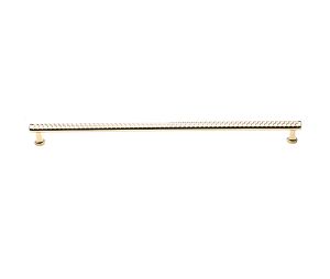 Baldwin 4375.030 Couture Appliance Pull, 18" Center to Center - Polished Brass Finish