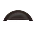 Baldwin 4424.112.BIN Cup Cabinet Pull, 4" Center to Center - Venetian Bronze Finish