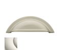 Baldwin 4424.140.BIN Cup Cabinet Pull, 4" Center to Center - Polished Nickel Finish
