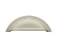 Baldwin 4424.150.BIN Cup Cabinet Pull, 4" Center to Center - Satin Nickel Finish