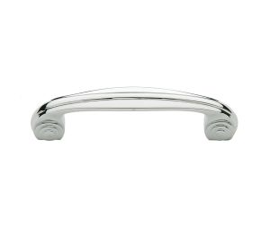 Baldwin 4437.260.BIN Deco Cabinet Pull, 3.5" Center to Center - Polished Chrome Finish