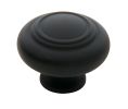 Baldwin 4447.102.BIN Ring Deco Cabinet Knob, 1.5" Diameter - Oil-Rubbed Bronze Finish