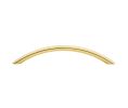 Baldwin 4448.030.BIN Arch Cabinet Pull, 6" Center to Center - Polished Brass Finish