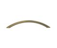 Baldwin 4448.050.BIN Arch Cabinet Pull, 6" Center to Center - Satin Brass And Black Finish