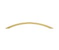 Baldwin 4450.030.BIN Arch Cabinet Pull, 8" Center to Center - Polished Brass Finish