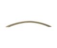 Baldwin 4450.050.BIN Arch Cabinet Pull, 8" Center to Center - Satin Brass And Black Finish