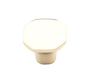 Baldwin 4455.030.BIN Severin Fayerman Collection Cabinet Knob, 1.06" Diameter - Polished Brass Finish
