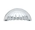 Baldwin 4464.260.BIN Melon Cup Cabinet Pull, 3" Center to Center - Polished Chrome Finish