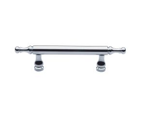 Baldwin 4475.260.BIN Spindle Cabinet Pull, 2.5" Center to Center - Polished Chrome Finish
