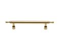 Baldwin 4476.030.BIN Spindle Cabinet Pull, 3.75" Center to Center - Polished Brass Finish