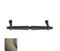 Baldwin 4489.050.BIN Dominion Cabinet Pull, 4" Center to Center - Satin Brass And Black Finish