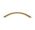Baldwin 4497.030.BIN Arch Cabinet Pull, 5" Center to Center - Polished Brass Finish