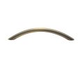 Baldwin 4497.050.BIN Arch Cabinet Pull, 5" Center to Center - Satin Brass And Black Finish