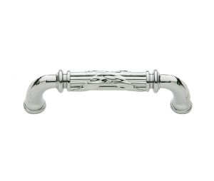 Baldwin 4612.260.BIN Edinburgh Cabinet Pull, 4" Center to Center - Polished Chrome Finish