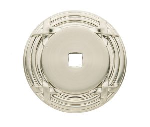 Baldwin 4613.150.BIN Round Edinburgh Back Plate, 1.5" Diameter - Satin Nickel Finish