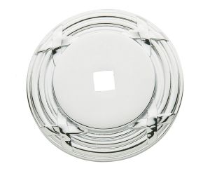 Baldwin 4613.260.BIN Round Edinburgh Back Plate, 1.5" Diameter - Polished Chrome Finish