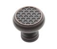 Baldwin 4635.112.BIN Couture Collection Cabinet Knob, 1.33" Diameter - Venetian Bronze Finish