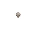 Baldwin 4636.050.BIN Couture Collection Cabinet Knob, 1.27" Diameter - Satin Brass And Black Finish