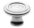 Baldwin 4646.260.BIN Rope Cabinet Knob, 1.5" Diameter - Polished Chrome Finish