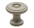 Baldwin 4650.150.BIN Colonial Cabinet Knob, 1" Diameter - Satin Nickel Finish