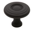 Baldwin 4660.102.BIN Colonial Cabinet Knob, 1.5" Diameter - Oil-Rubbed Bronze Finish