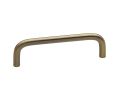 Baldwin 4676.050.BIN Wire Cabinet Pull, 4" Center to Center - Satin Brass And Black Finish