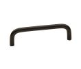 Baldwin 4676.102.BIN Wire Cabinet Pull, 4" Center to Center - Oil-Rubbed Bronze Finish