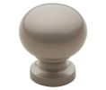 Baldwin 4702.150.BIN Ornamental Cabinet Knob, .75" Diameter - Satin Nickel Finish