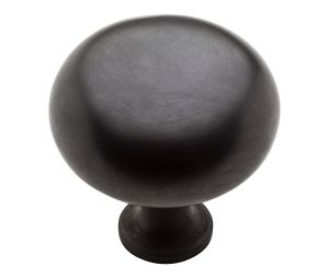 Baldwin 4709.102.BIN Ornamental Cabinet Knob, 1.75" Diameter - Oil-Rubbed Bronze Finish