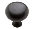 Baldwin 4709.102.BIN Ornamental Cabinet Knob, 1.75" Diameter - Oil-Rubbed Bronze Finish