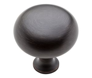 Baldwin 4709.112.BIN Ornamental Cabinet Knob, 1.75" Diameter - Venetian Bronze Finish