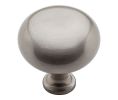 Baldwin 4709.150.BIN Ornamental Cabinet Knob, 1.75" Diameter - Satin Nickel Finish
